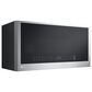 LG 1.7 Cu. Ft. Over-the-Range Microwave Oven with Air Fry in Stainless Steel, , large