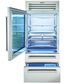 Sub Zero 36" PRO Built-In Refrigerator/Freezer with Glass Door on Left Hinge in Stainless Steel, , large