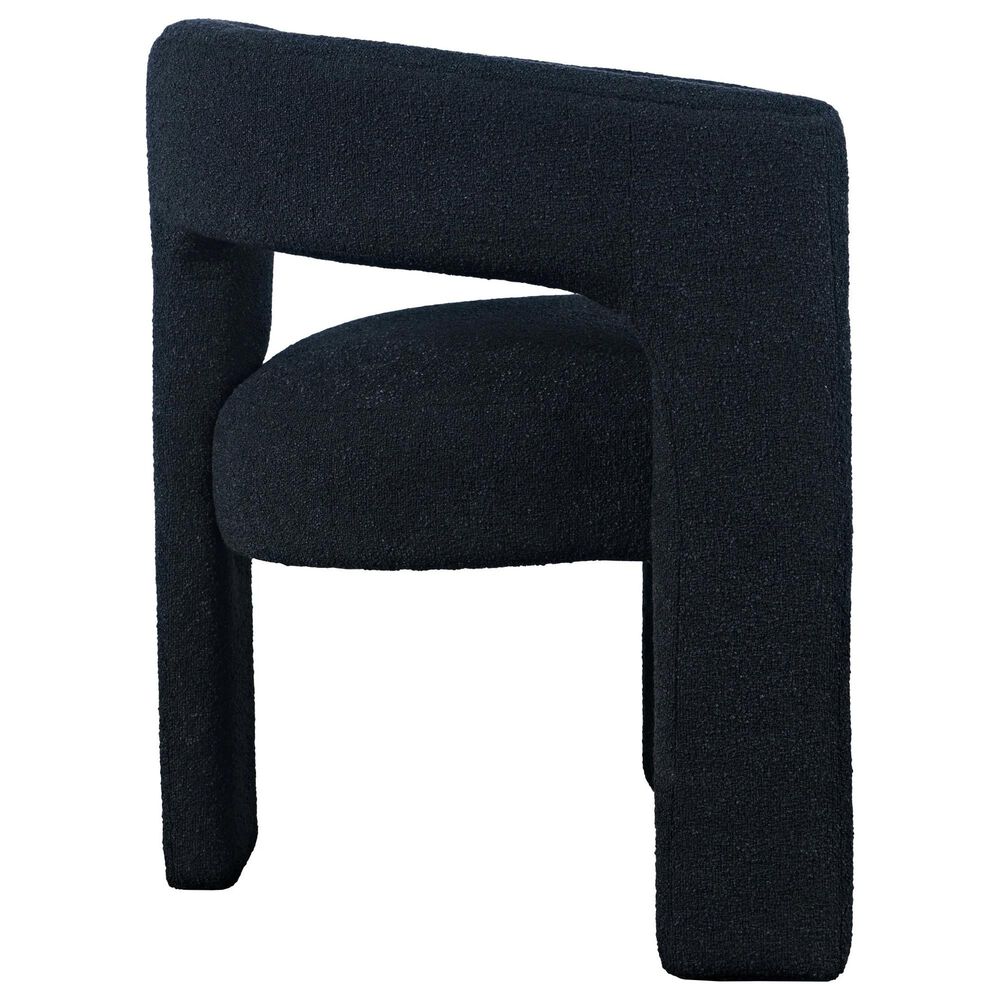 Waltham Sven Upholstered Dining Arm Chair in Black, , large