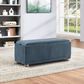 Valor Living Sahara Storage Bench in Blue, , large
