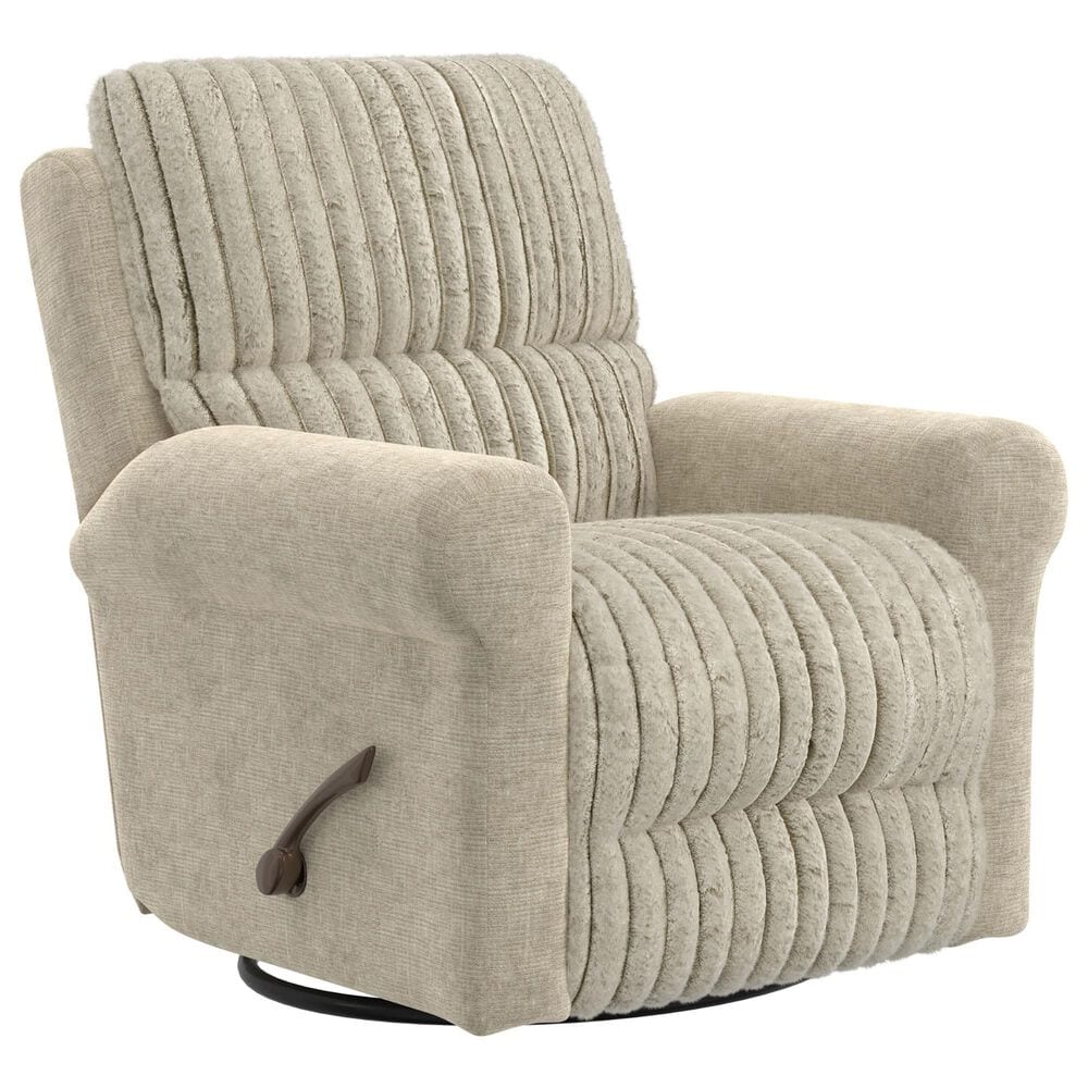 Catnapper Foxy Swivel Glider Recliner in Porcelain, , large