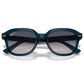 Ray-Ban Erik Sunglasses with Blue Lenses in Polished  Opal Dark Blue, , large