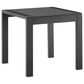 Linon Home Decor Karah Patio Side Table in Black, , large