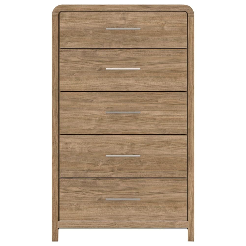 Ashley Gramburg 4 Piece Full Panel Bedroom Set in Warm Brown, , large