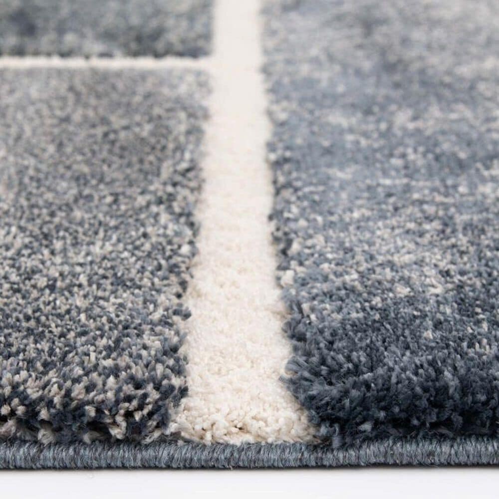 Central Oriental Stonington Demi 7&#39;10&quot; x 9&#39;10&quot; Denim and Zinc Area Rug, , large