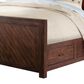 Mayberry Hill Jax Queen Storage Bed in Cherry, , large