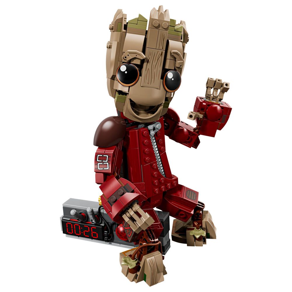 LEGO Marvel Ravager Jumpsuit Groot Building Set, , large