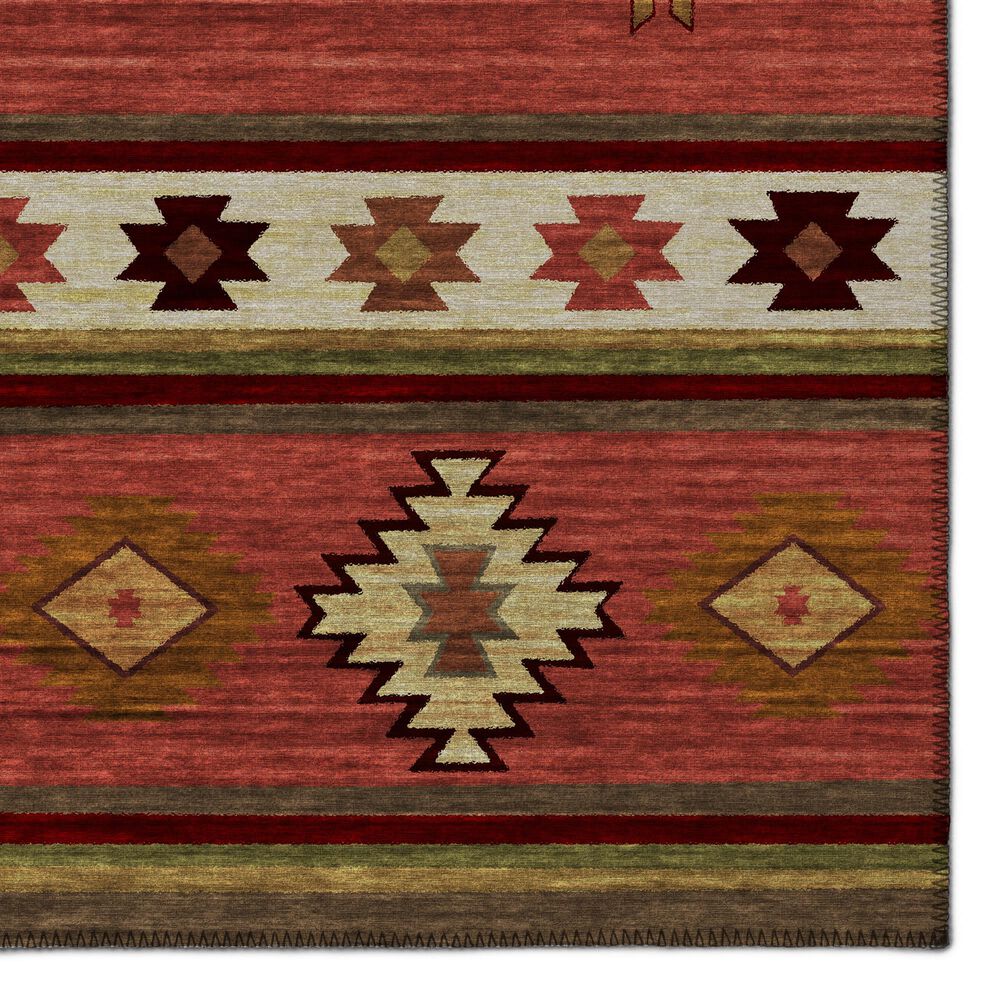 Dalyn Rug Company Phoenix 1&#39;8&quot; x 2&#39;6&quot; Paprika Indoor/Outdoor Area Rug, , large