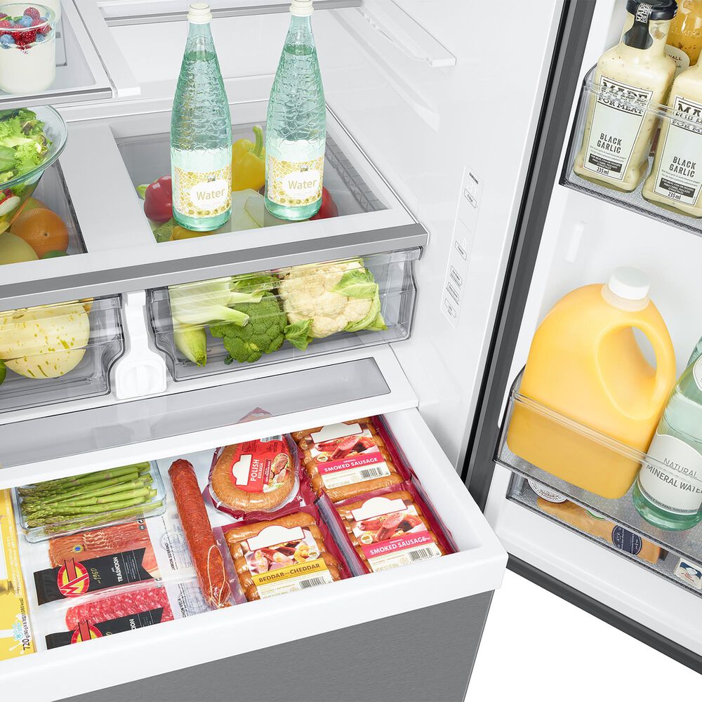 Samsung Bespoke AI 31.5 Cu. Ft. French Door Refrigerator in Fingerprint Resistant Stainless Steel, , large