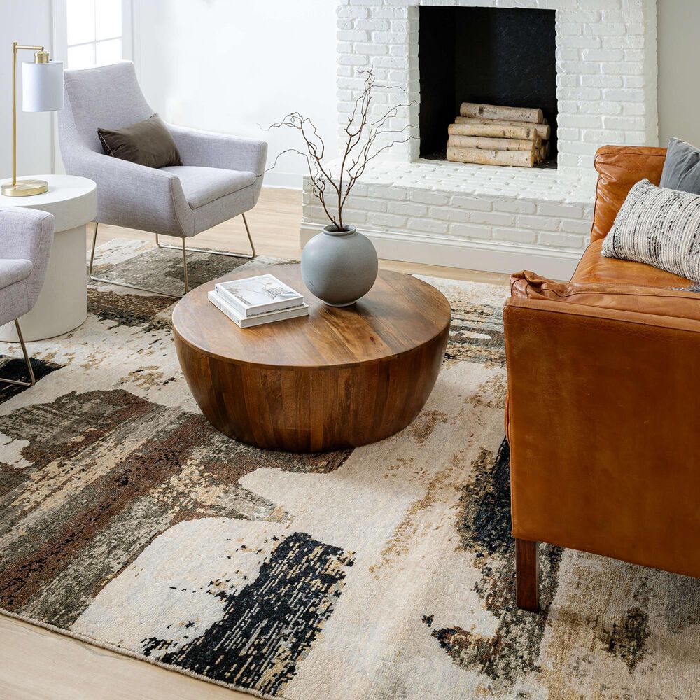 Stacy Garcia Home Depiction Annora 9&#39; x 12&#39; Neutral Area Rug, , large