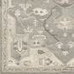 Surya Caesar 4" Square Charcoal, Taupe, Tan, Black, Light Beige and Brown Area Rug, , large