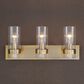Uttermost Cardiff 3-Light Vanity Light in Antique Brass, , large