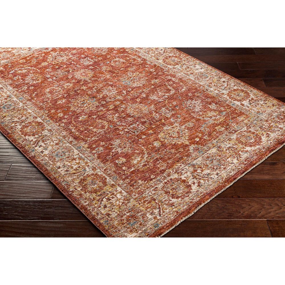 Surya Mirabel 5&#39; x 7&#39;5&quot; Burnt Orange, Rose, Teal, Olive, Gray and Beige Area Rug, , large