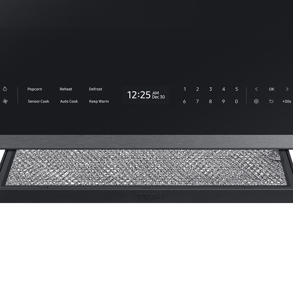 Samsung 2-Piece Kitchen Package with 6 Cu. Ft. Freestanding Gas Range and 2.1 Cu. Ft. Bespoke Fingerprint Resistant Over-the-Range Microwave in Stainless Steel, , large