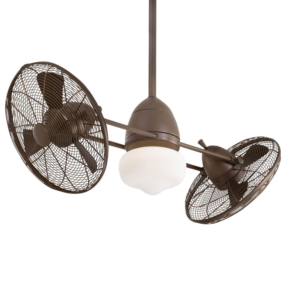 Minka-Aire Gyro 42" Indoor/Outdoor Dual Ceiling Fan with LED Lights in Oil Rubbed Bronze, , large