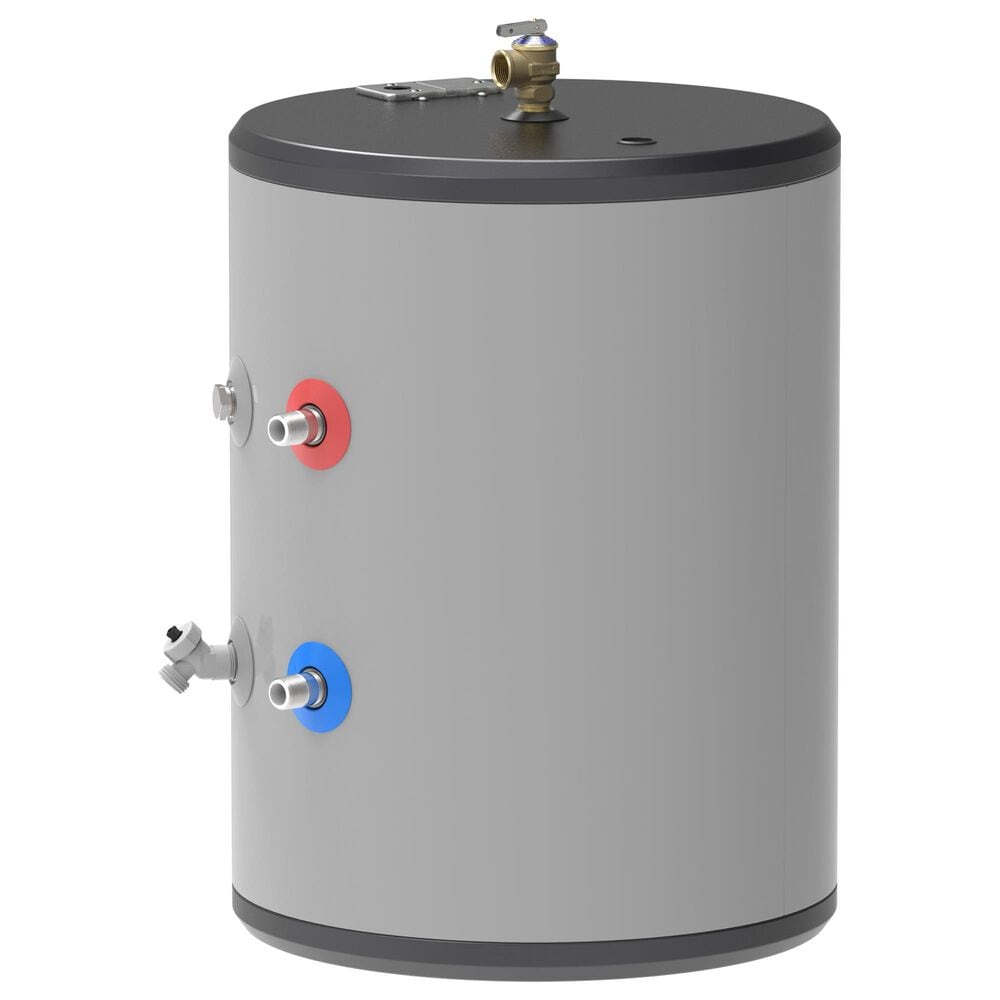 GE Appliances 18-Gallon Side Port Lowboy Electric Water Heater in Gray, , large