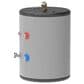 GE Appliances 18-Gallon Side Port Lowboy Electric Water Heater in Gray, , large