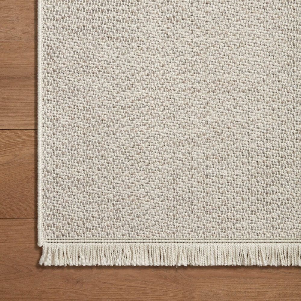 Amber Lewis x Loloi Malibu MAB-01 2&#39;3&quot; x 7&#39;7&quot; Ivory and Dove Indoor/Outdoor Runner, , large