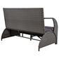 Hearth and Haven U Style Outdoor Loveseat with Convertible Seating in Gray, , large