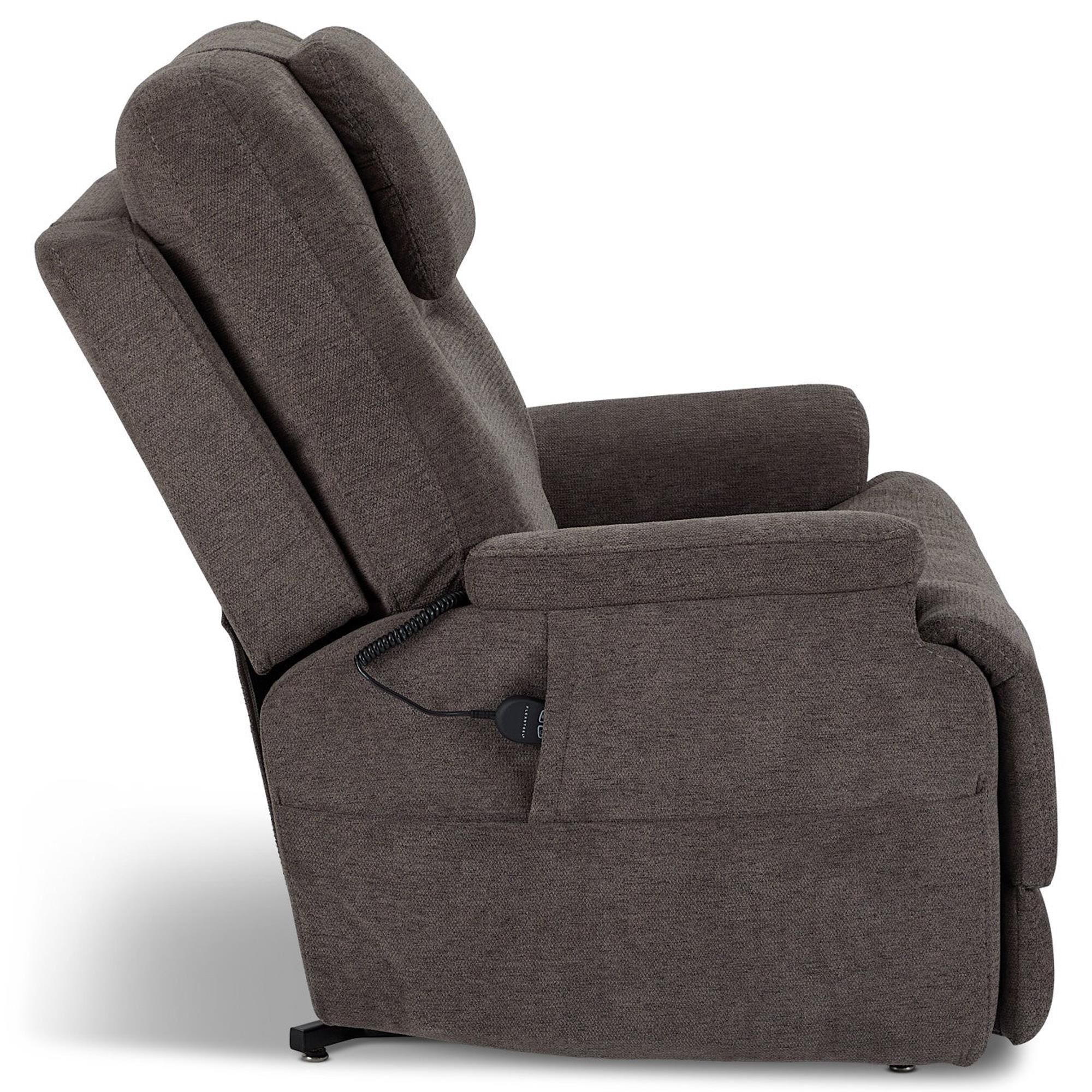 Flexsteel Zecliner Power Lift Recliner in Umber
