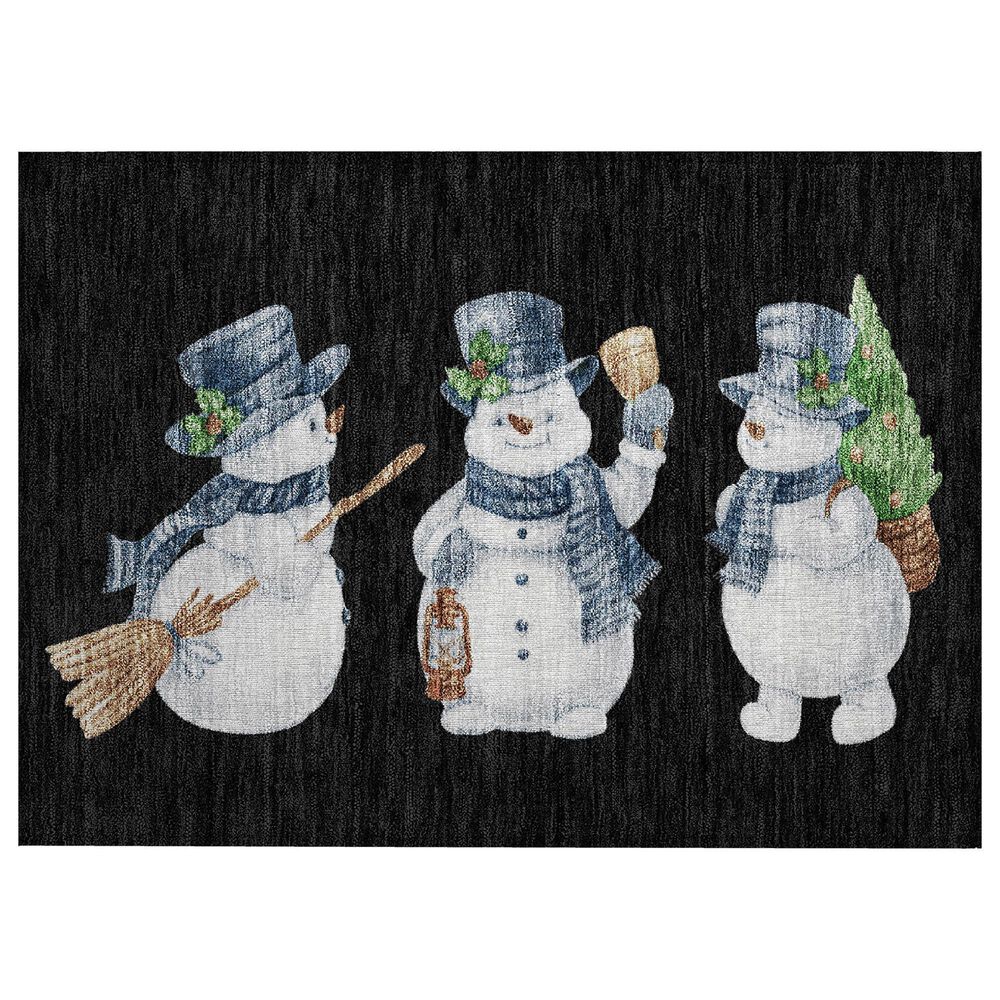 Dalyn Rug Company Wonderland WN34 Black 1&#39;8&quot; x 2&#39;6&quot; Area Rug, , large