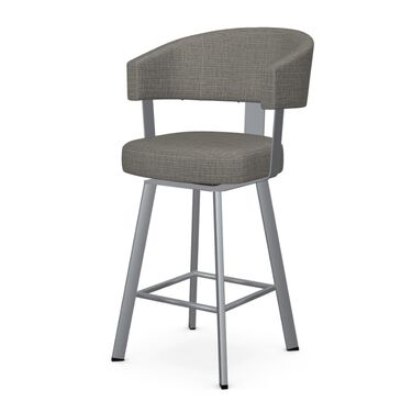 Amisco Grissom Swivel Stool in Serenity, , large
