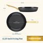Faber Forged Induction 12.25" Ceramic Nonstick Frying Pan in Black and Gold, , large