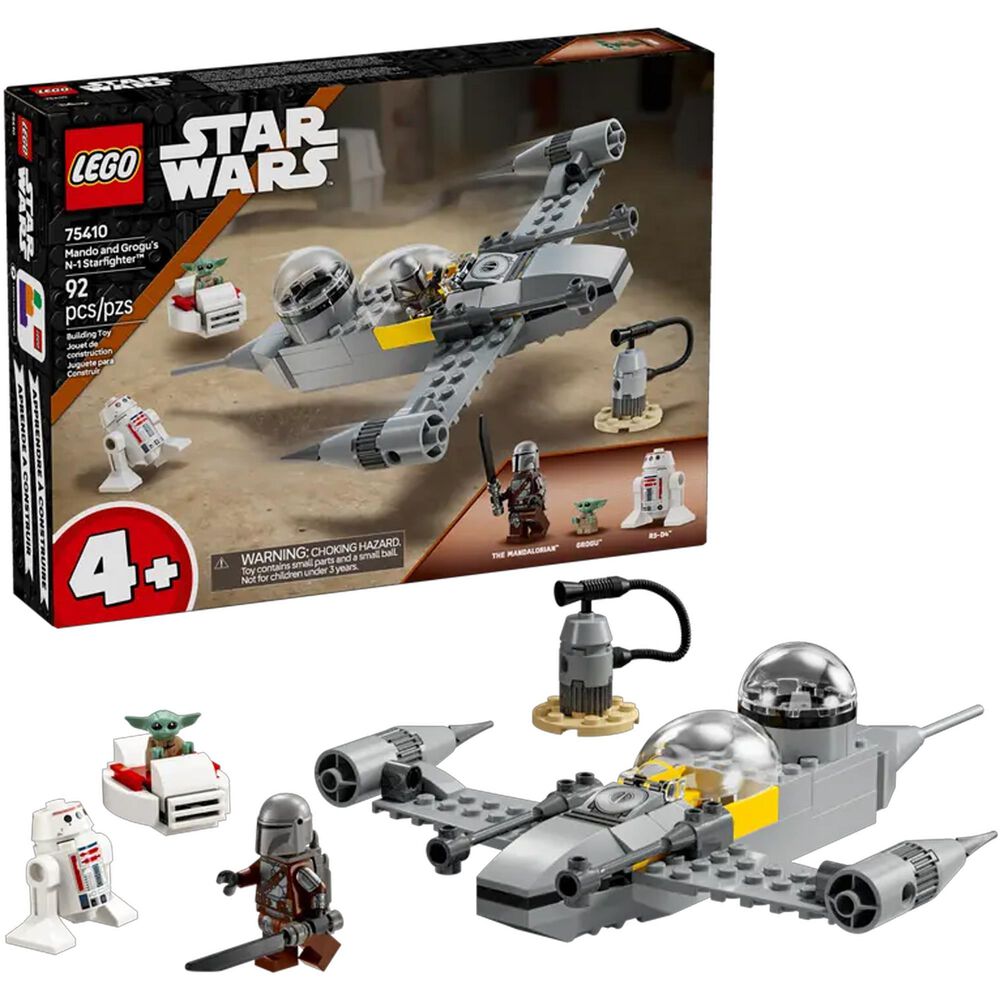 LEGO Star Wars Mando and Grogu"s N-1 Starfighter, , large