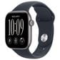 Apple Watch Series 12 (GPS + Cellular) 42mm Space Gray Aluminum Case with Navy Blue Sport Band - M/L, , large