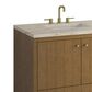 James Martin Hudson 36" Single Bathroom Vanity in Honey Oak with 3 cm Tajnar Eclos Top and Rectangular Sink, , large