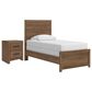Ashley Broachmyn Twin Bed with Nightstand in Warm Auburn, , large