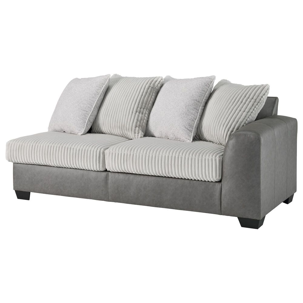 Ashley Clairette Court 2-Piece Left Facing Sectional with Chaise in Alloy, , large