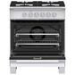 Fisher & Paykel 30" Freestanding Classic Dual Fuel Range in White, , large