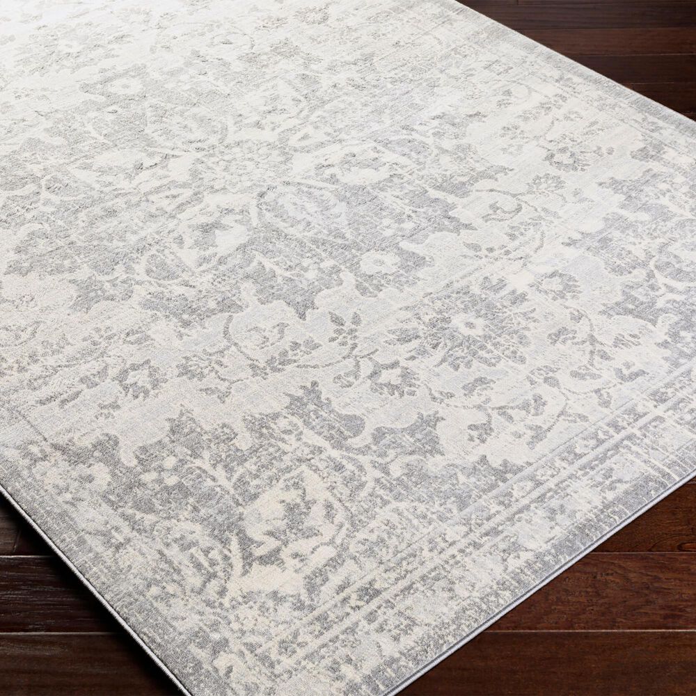 Surya Monaco MOC-2328 8&#39;10&quot; x 12&#39;4&quot; Silver Gray and Ivory Area Rug, , large