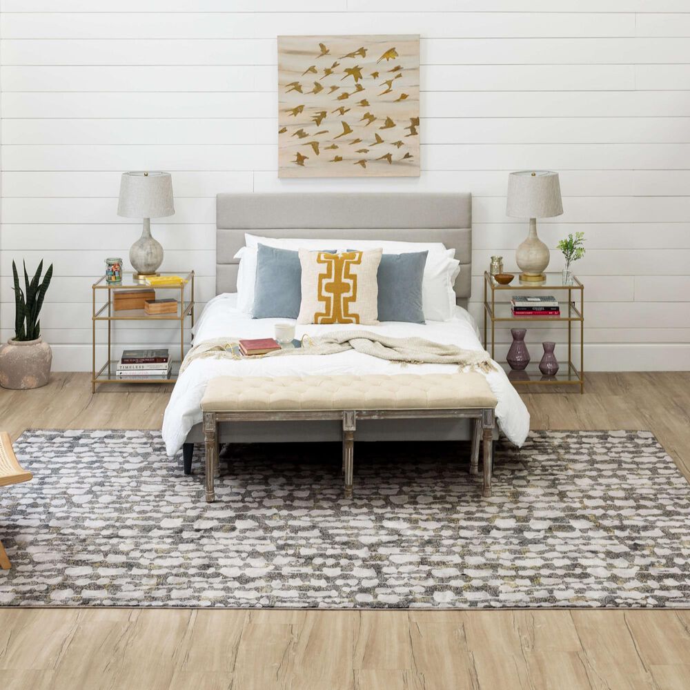Karastan Tryst Portofino 5&#39; x 8&#39; Granite Area Rug, , large