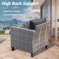 HOMLUX Patio Lounge Chair in Black (Set of 2), , large