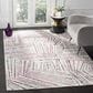 Safavieh Skyler SKY191P 4" x 6" Gray and Pink Area Rug, , large