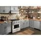 KitchenAid 4.1 Cu. Ft. Freestanding Gas Range with True Convection in Milkshake, , large