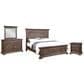 New Heritage Mar Vista 4 Piece King Bedroom Set in Brushed Walnut, , large