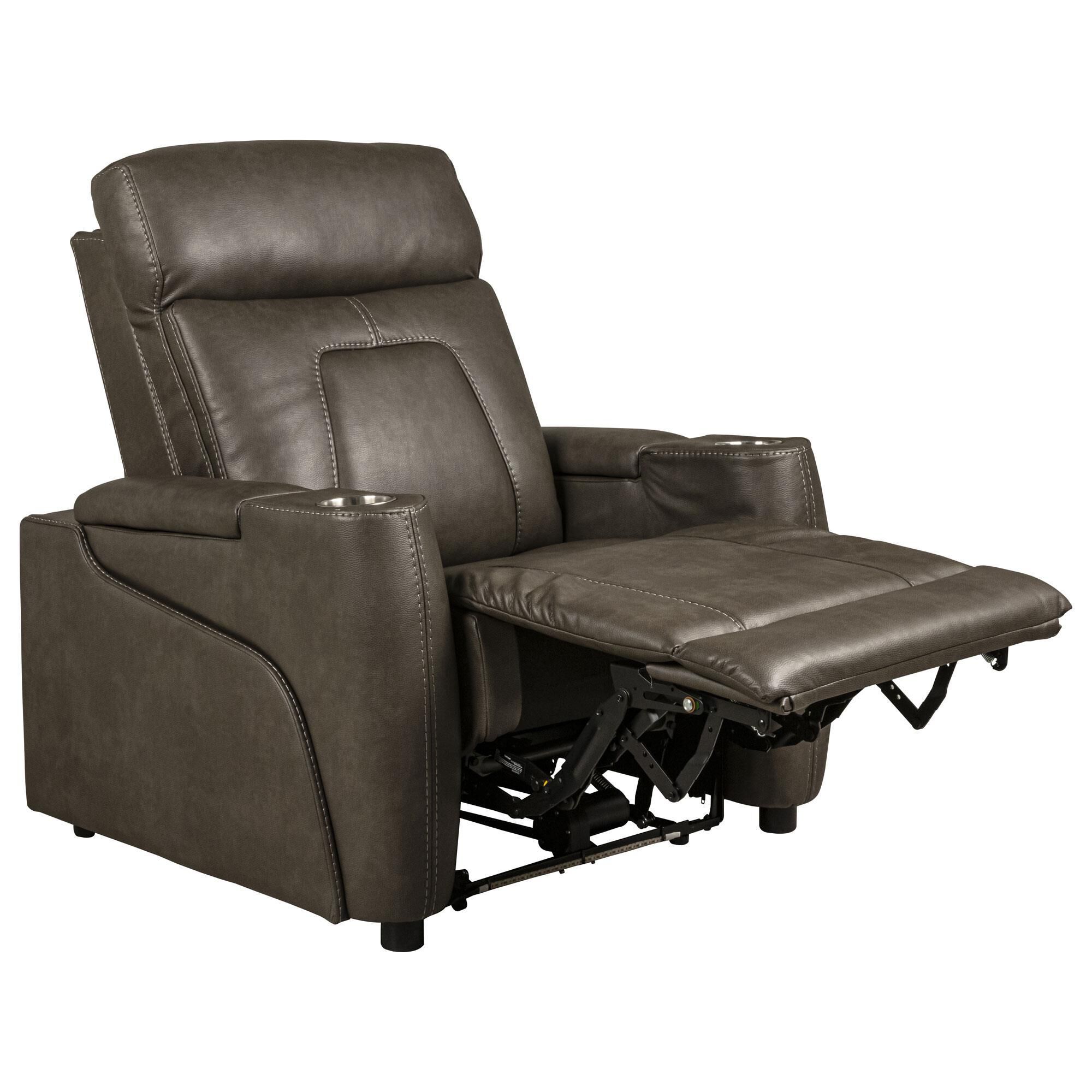 MotoMotion Media Recliner in Capriccio Smoke NFM