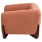 Jennifer Taylor Home Louie Alpine 36.5" Medium Sherpa Dog Sofa Bed in Spice Orange, , large