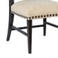 Hooker Furniture Big Sky Side Chair with Beige Cushion in Charred Timber (Set of 2), , large