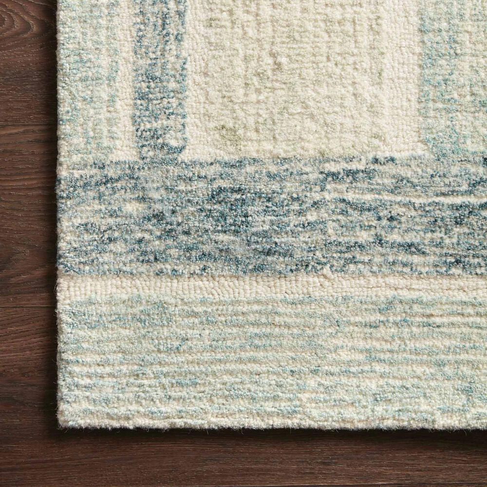 Loloi Milo MLO-04 2&#39;6&quot; x 7&#39;6&quot; Aqua/Denim Runner, , large