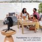 Shark FlexBreeze Pro Mist Indoor/Outdoor Fan in Charcoal Grey, , large