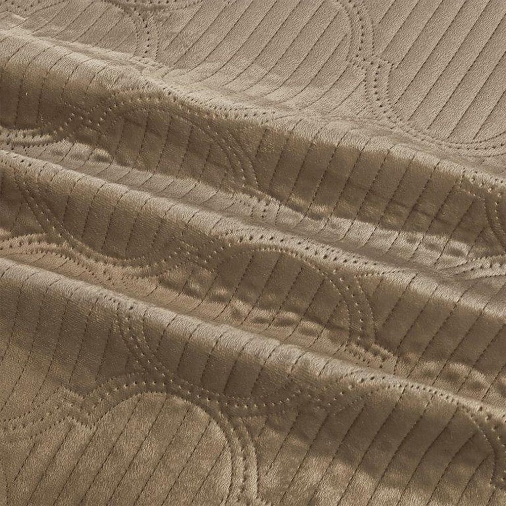 Duke Imports Virah Bella Micromink 3-Piece King Quilt Set in Mocha Tetra, , large