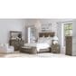 Mayberry Hill Kings Court 5 Piece King Storage Bedroom Set in Grey, , large