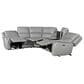 Steve Silver Alexandria 6-Piece Power Reclining Sectional in Stone, , large