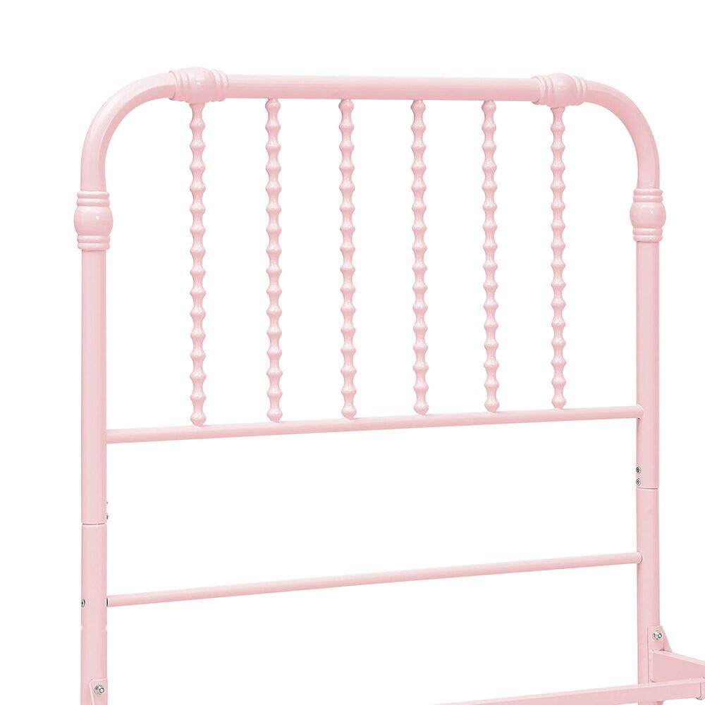 Furniture of America Wren Twin Spindle Kids Bed in Pink, , large