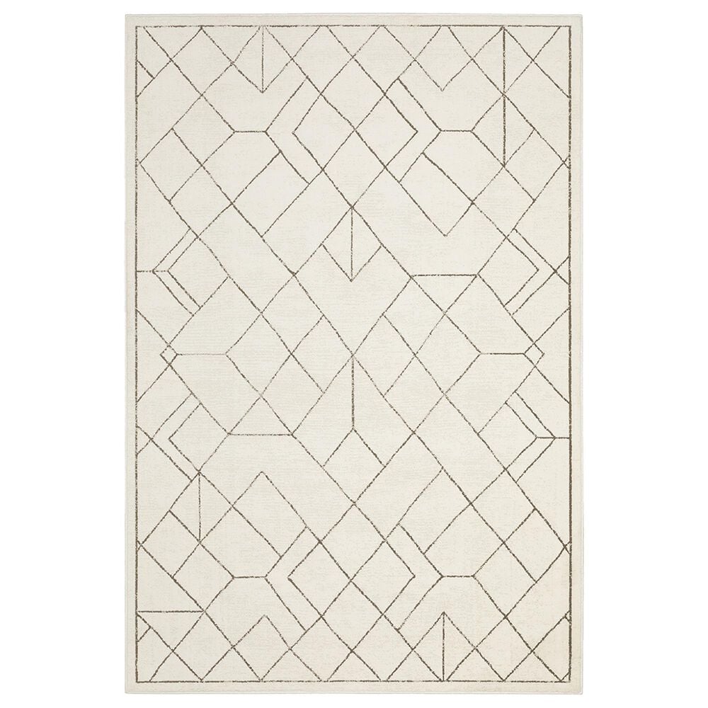 Oriental Weavers Raylan RAY06 7"10" x 10"10" Ivory Area Rug, , large