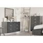 New Heritage Design Kailani 6-Drawer Dresser Only in Gray, , large